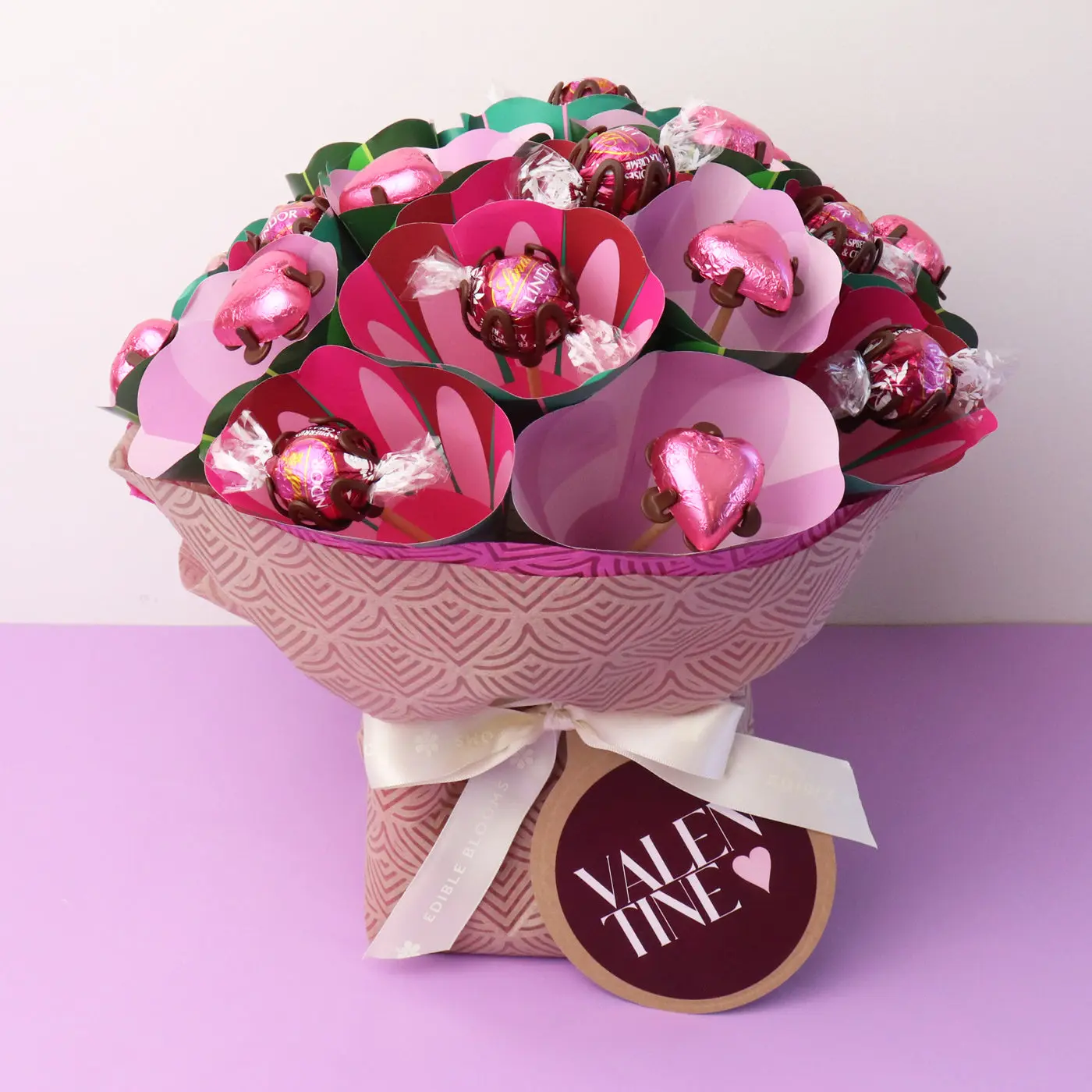 Raspberry Love Chocolate Bouquet – Small