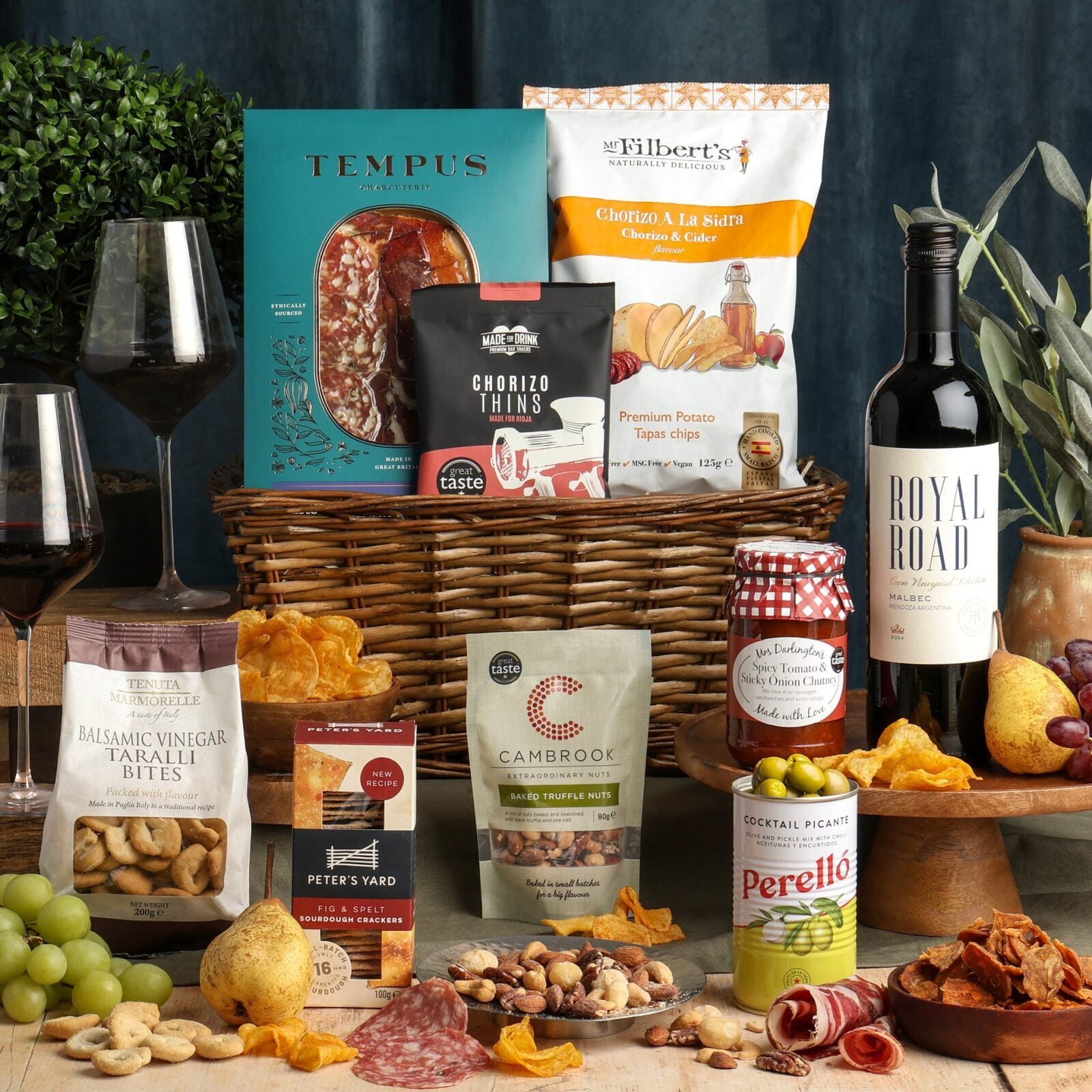 Red Wine & Charcuterie Hamper