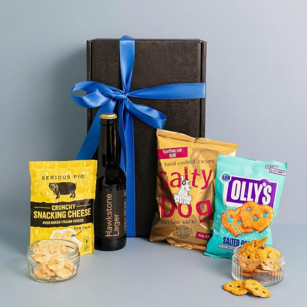 Hawkstone Lager And Bar Nibbles Hamper