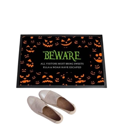 Personalised Halloween Door Mat