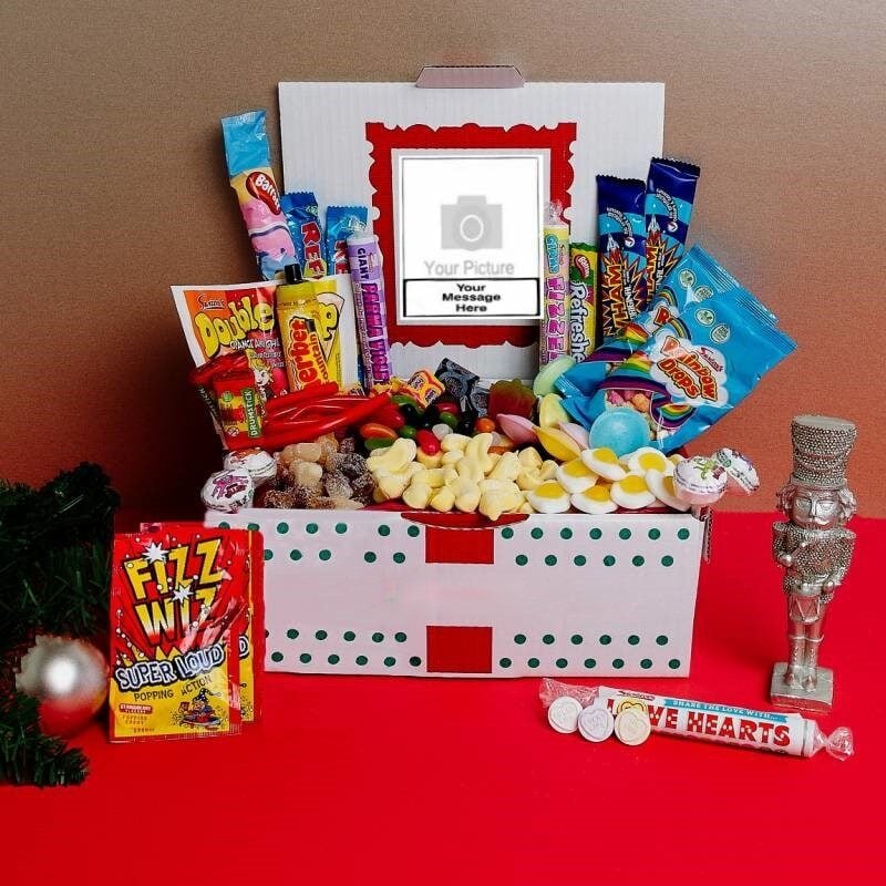 Personalised Christmas Deluxe PicBox Sweet Hamper