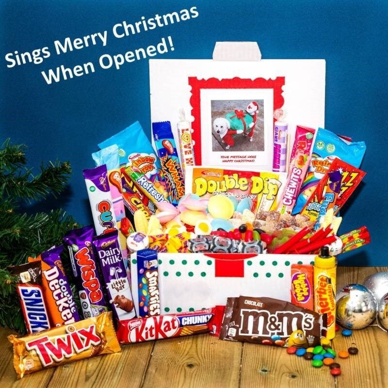 Personalised Christmas Musical PicBox Sweet Chocolate Hamper