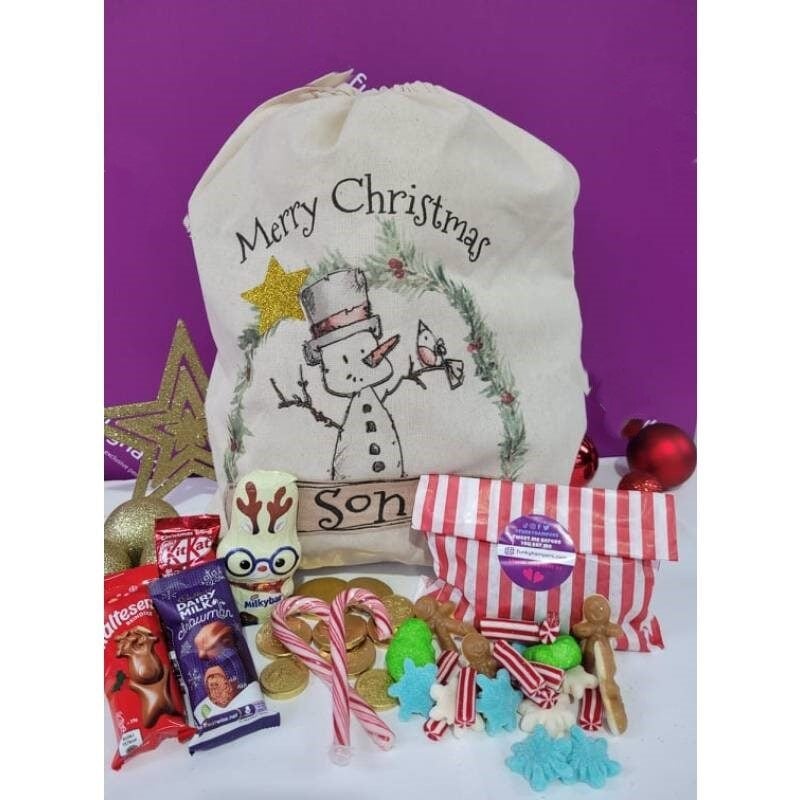 Merry Christmas Son Sweets and Chocolate Sack