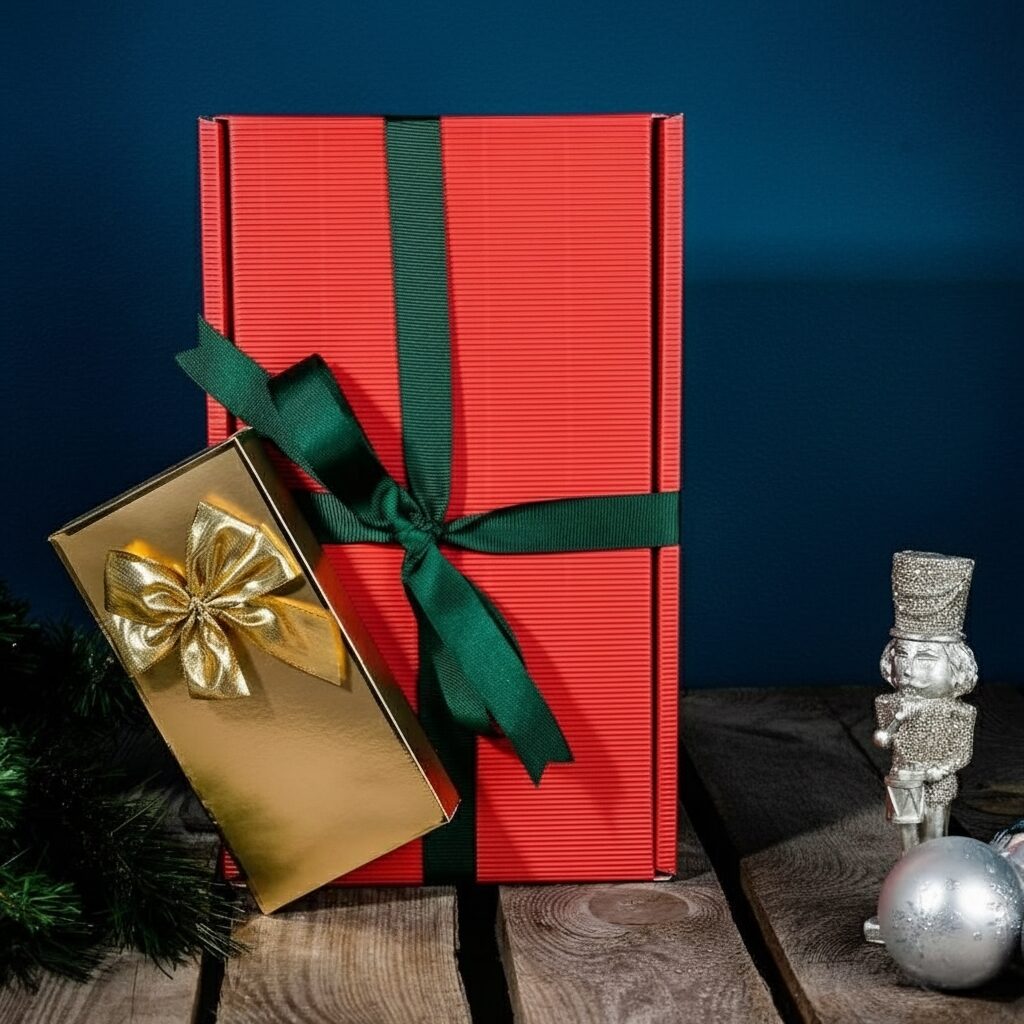Christmas Bollinger Champagne and Belgian Chocolates Hamper