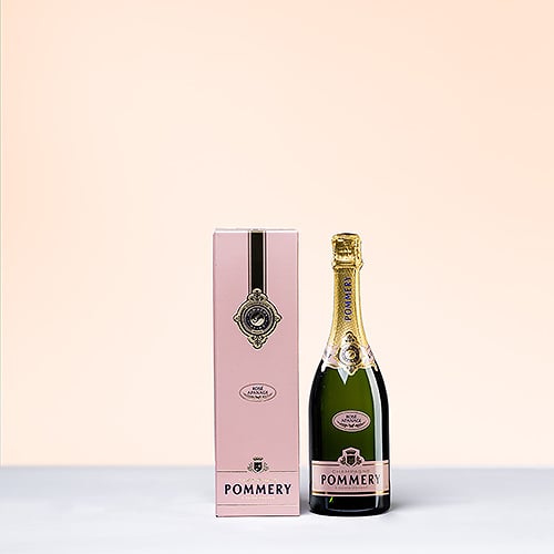 Pommery Apanage Rose Champagne in gift packaging, 75cl