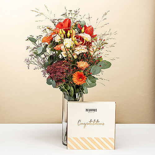 Trendy Mix with Neuhaus Congratulations Chocolate