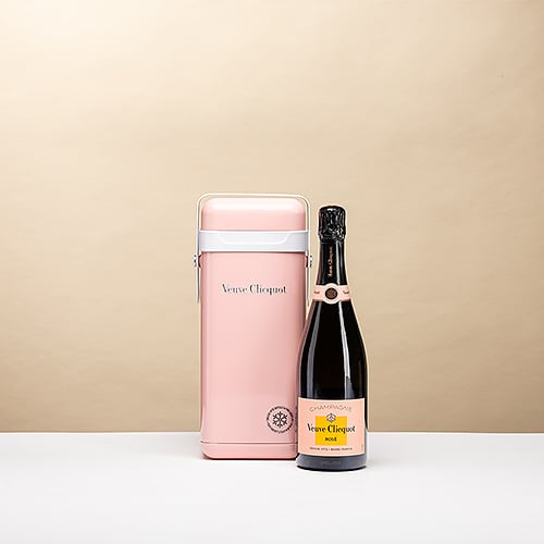 Veuve Clicquot Rose in Limited edition Pink Cooler