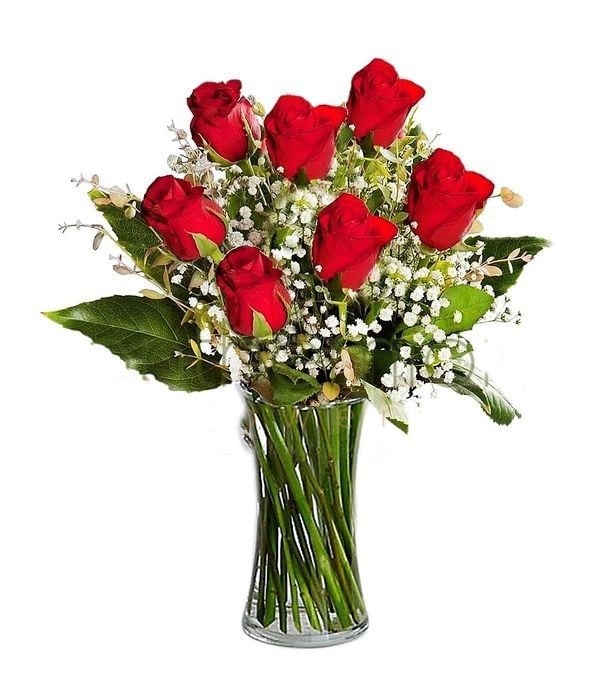 Bouquet of 7 red roses