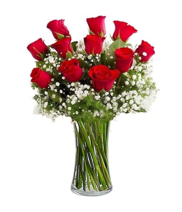 Bouquet of 11 red roses
