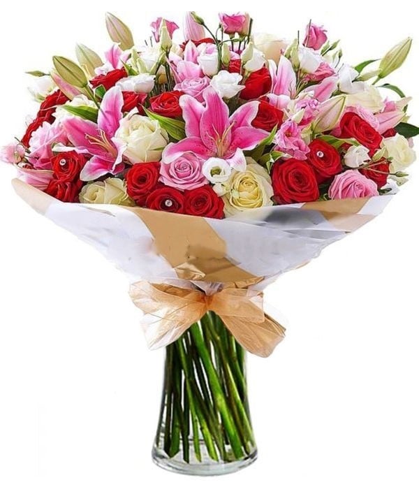 Ultimate Rose and Lily Bouquet