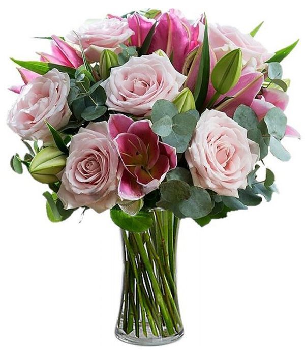 Beauty and style with lilies and roses (Basic)