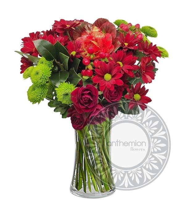 Red green bouquet (Basic)