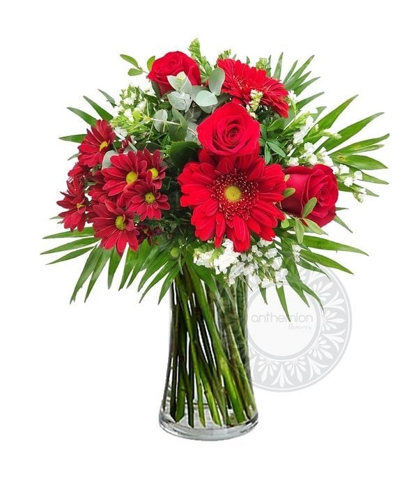 Red bouquet of flowers (Basic)
