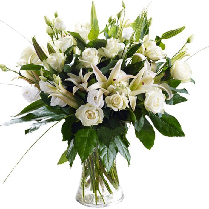 All White Bouquet (small)
