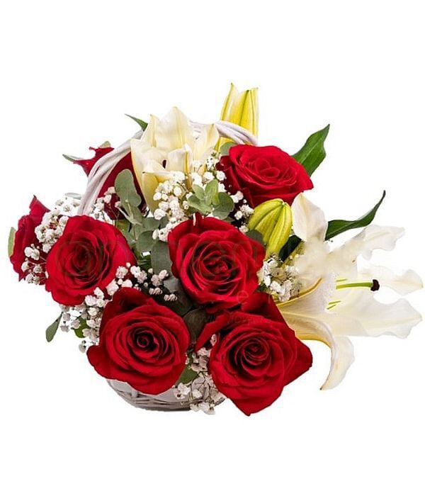 Basket of flowers | Send flowers