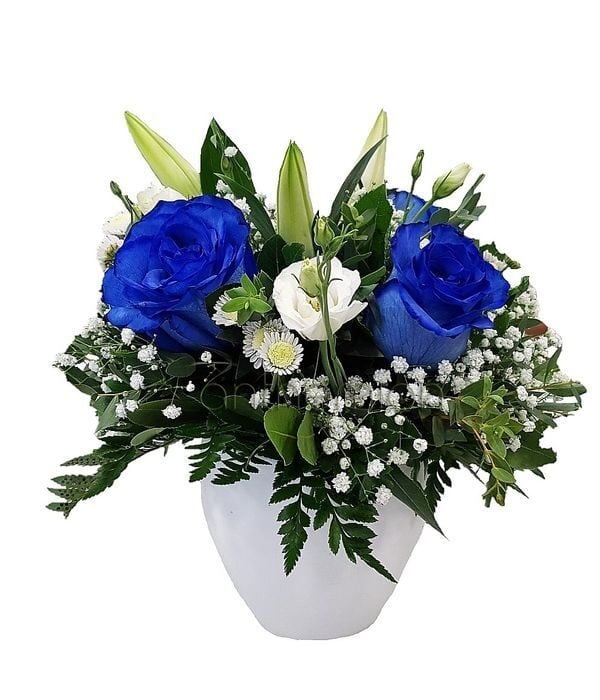 Blue dream with blue roses