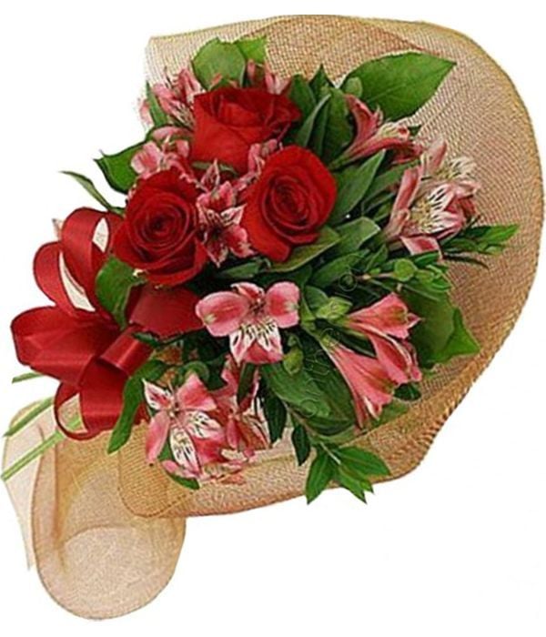 Romantic hand tied bouquet (Basic)