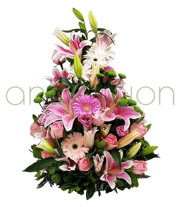 Pink tall arrangement (Basic)