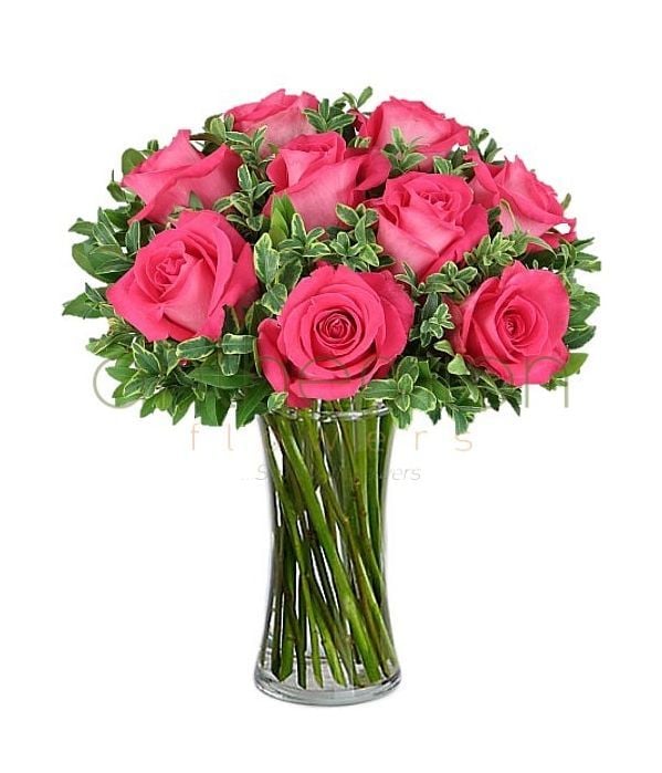 Absolute harmony with pink roses (Basic)