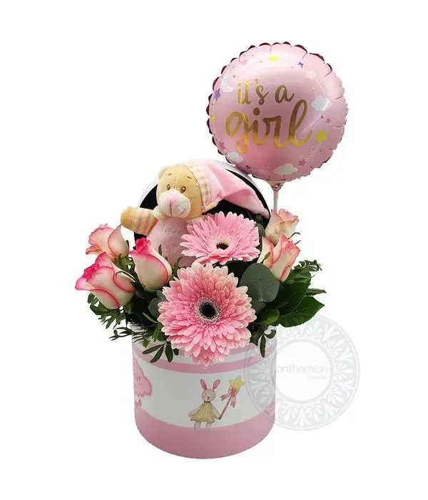 Gift box for newborn baby girl