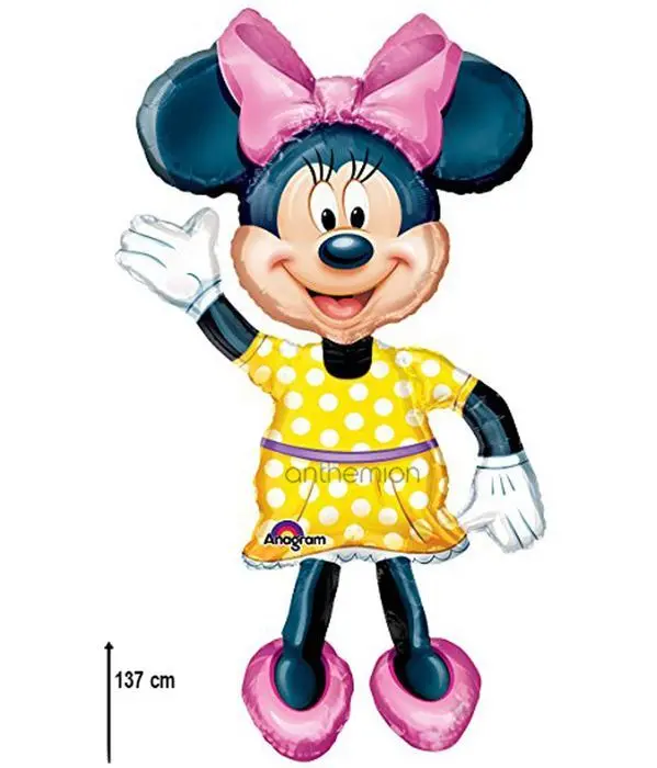 Giant ''Minnie Mouse'' foil balloon
