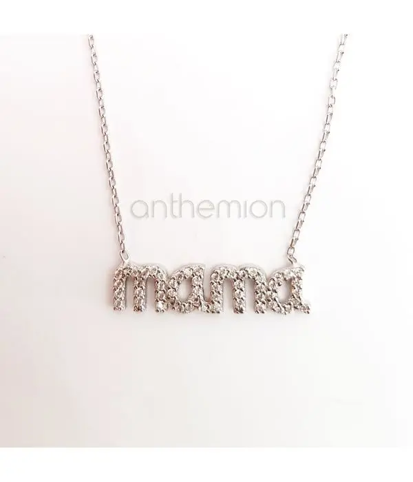 Pendant ''mama'' silver