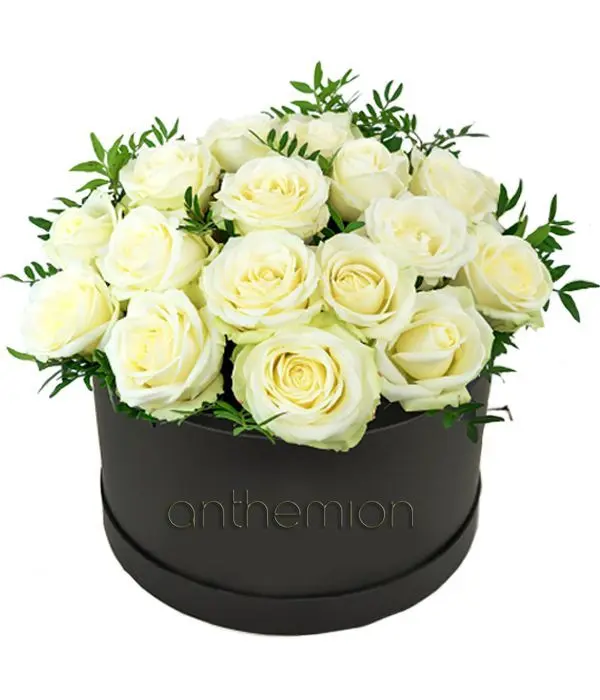 White rose's arrangement