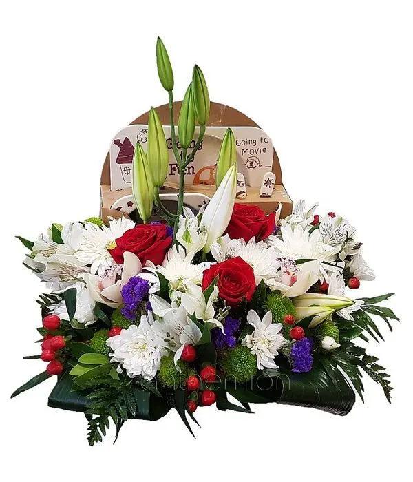 New born baby boy flowers