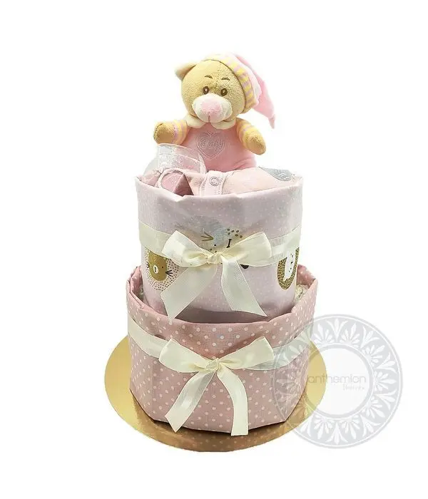 Diapercake in pink