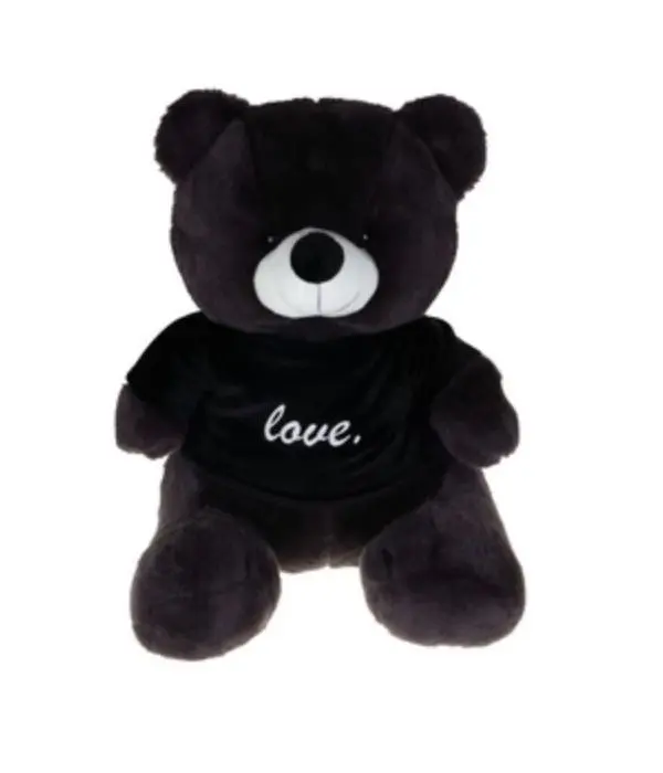 Black teddy bear love 60cm
