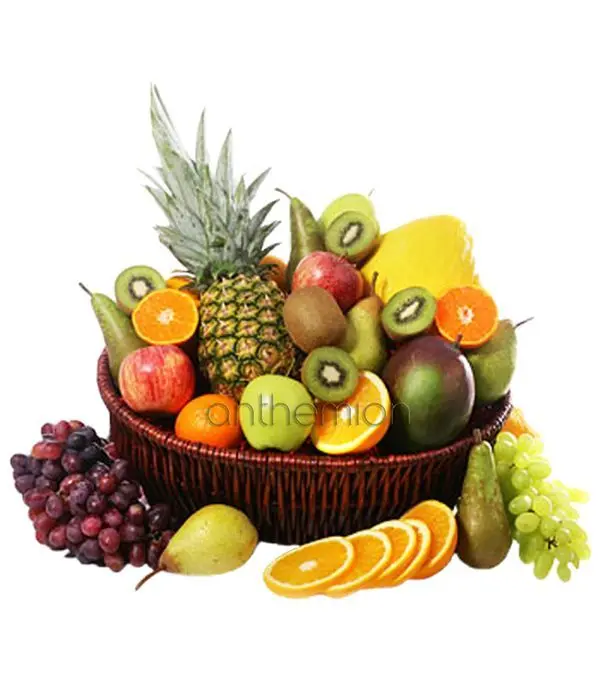 Exotic fruits in a basket (Basic)