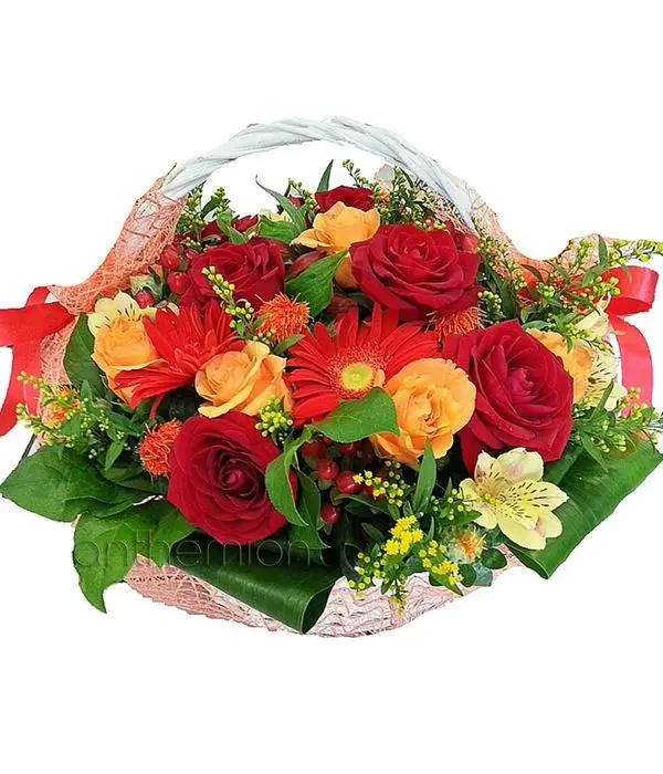 Basket in orange and red (Basic)