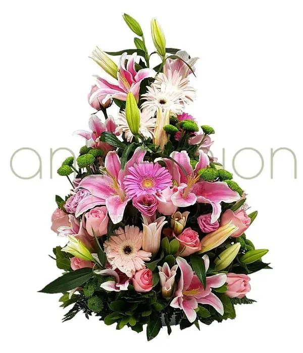 Pink tall arrangement (Basic)
