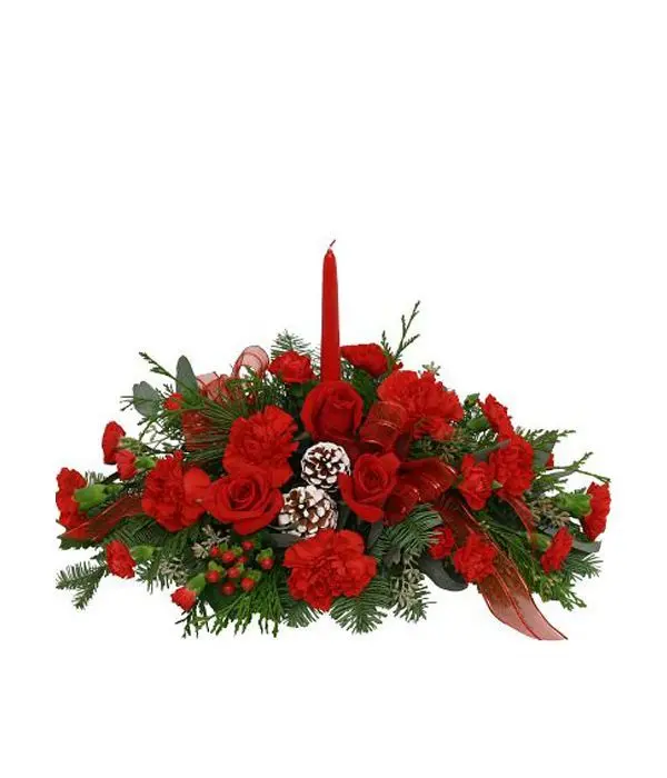 Celebration arrangement in red (Basic)