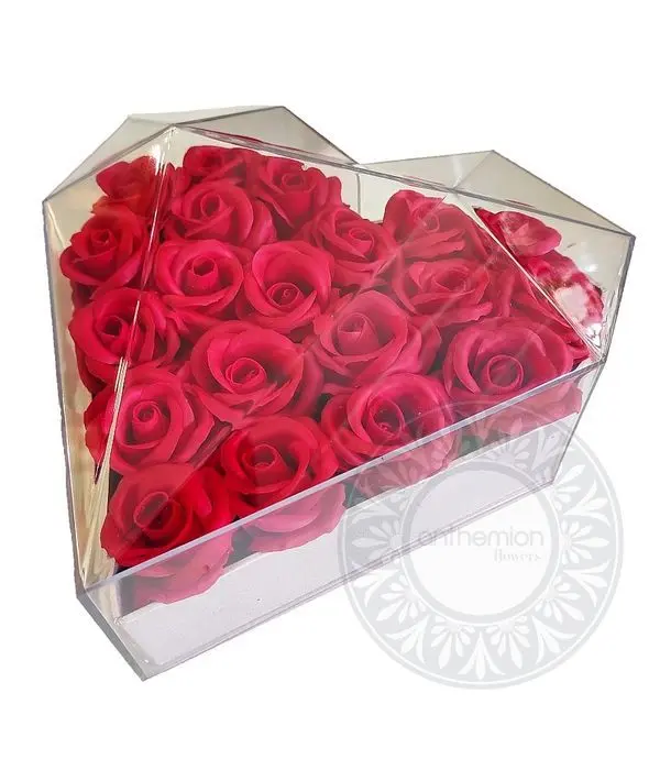 Red soap heart