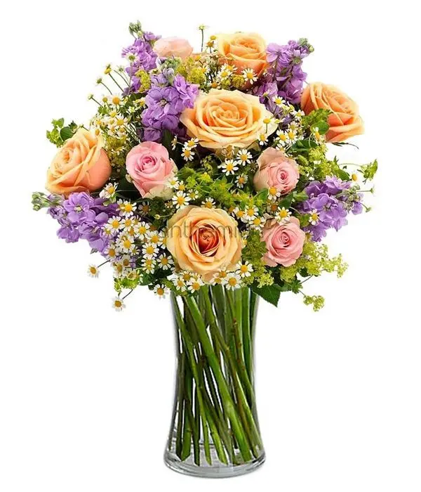 Roses and spring flowers