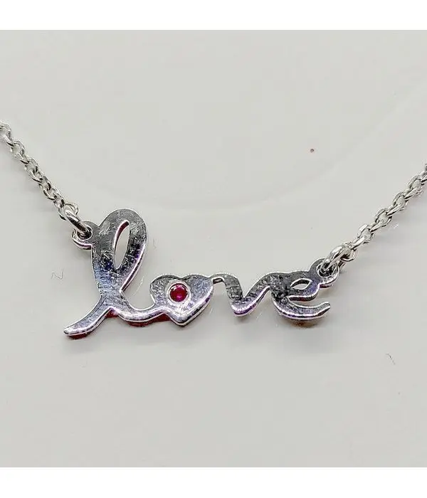 Love necklace in silver