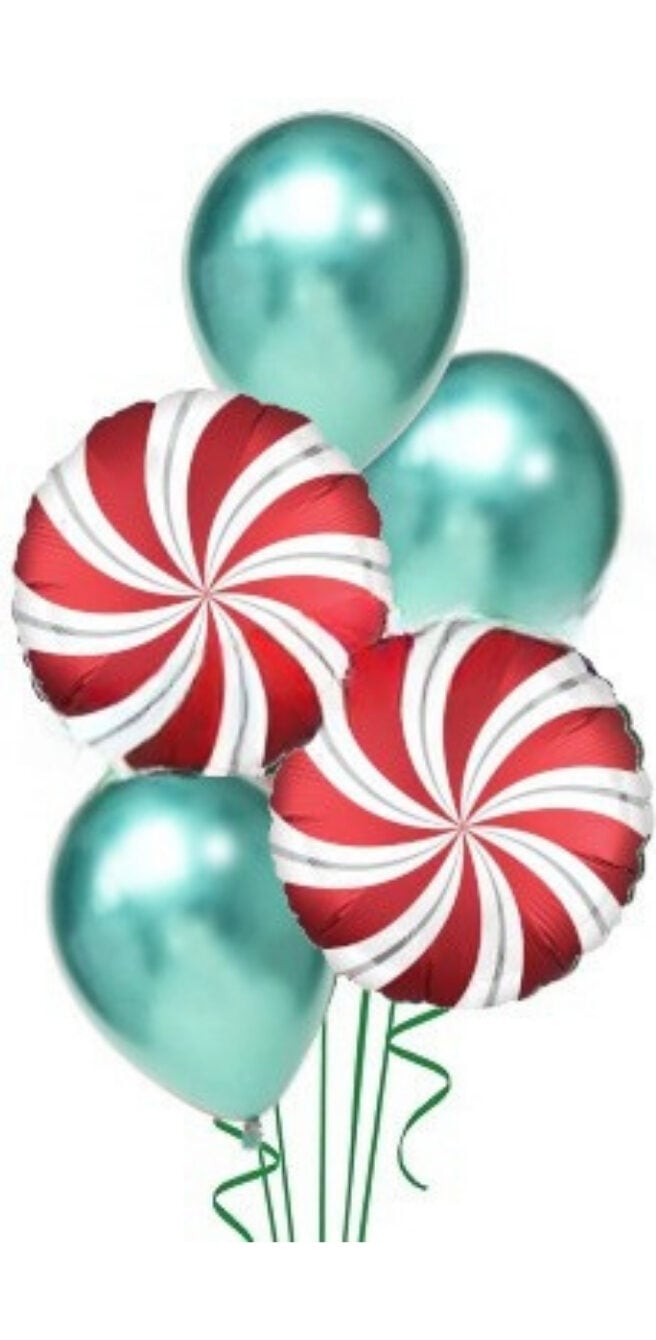 Christmas Red Swirls Bouquet
