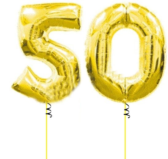 50 Supershape Numbers (Gold)