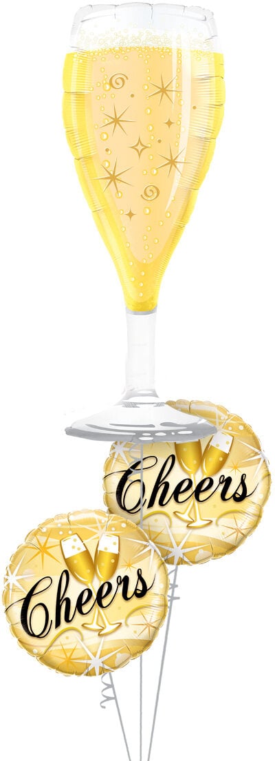 Cheers Champagne Glass Bouquet