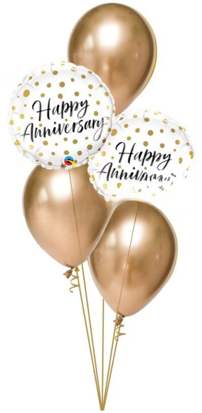 Golden Happy Anniversary Bouquet