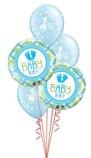 Lovely Feet Baby Boy Bouquet