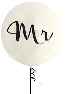 Giant Round "MR" Balloon (Float time 48 hrs)