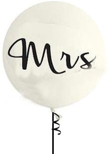 Giant Round "MRS" Balloon (Float time 48 hrs)