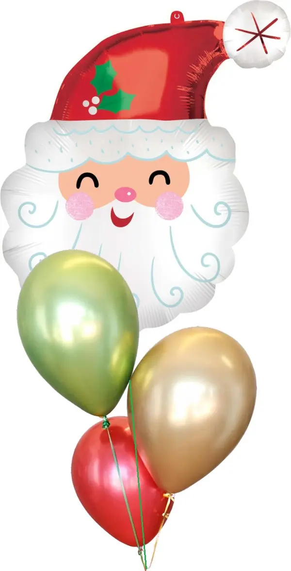 Santa + 3 Christmas Bouquet