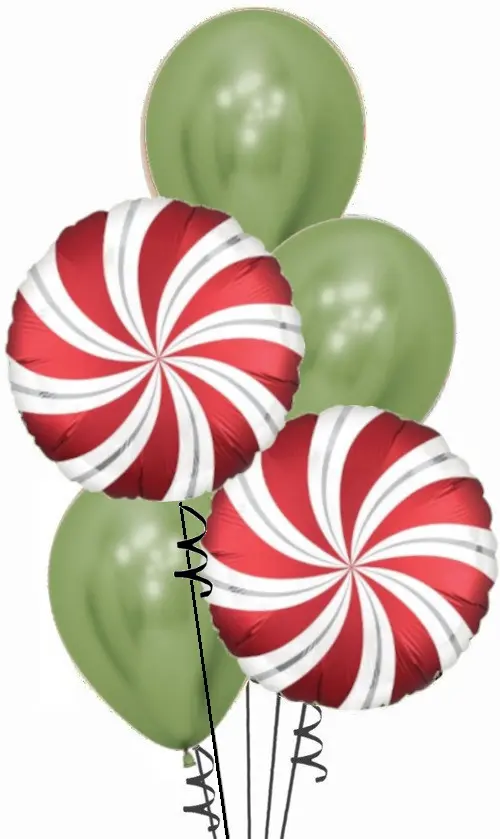 Christmas Red Swirls Bouquet