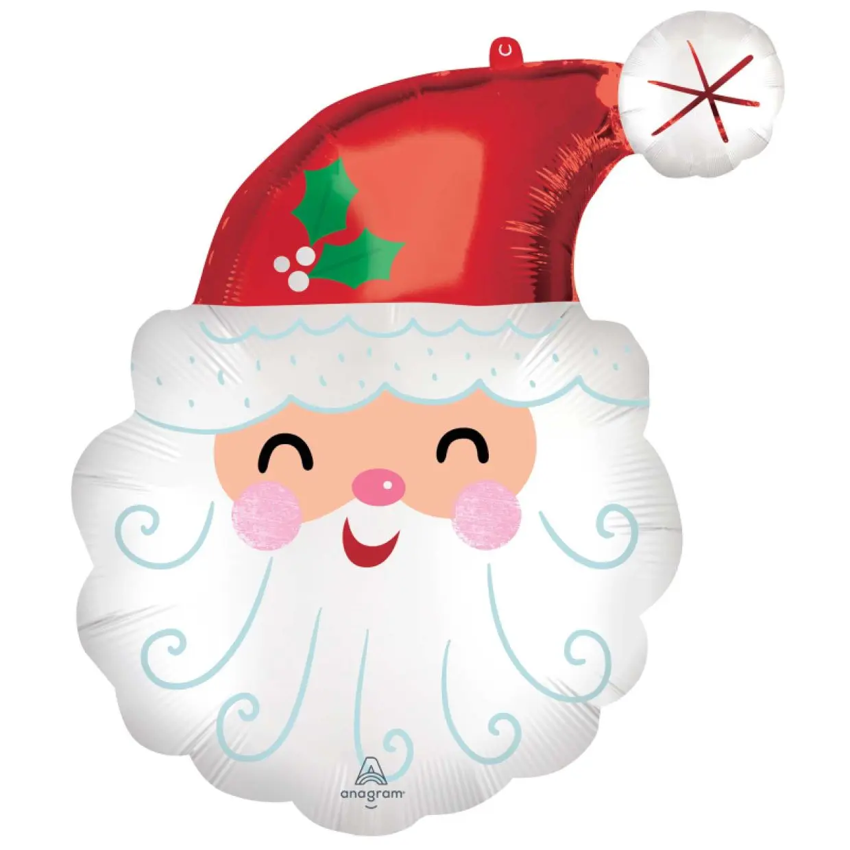 Smiley Santa Head Foil