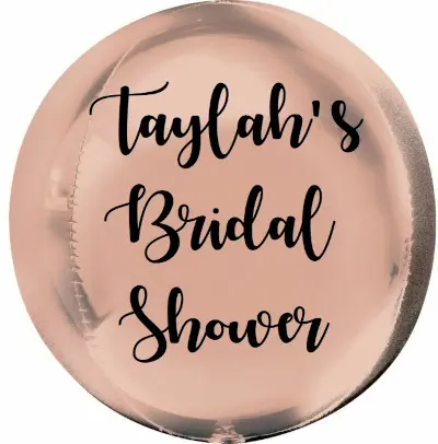 Personalised Orbz Foil Balloon