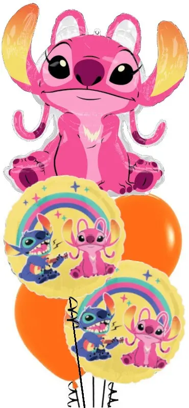 Angel Balloon Bouquet (from Lilo & Stitch)