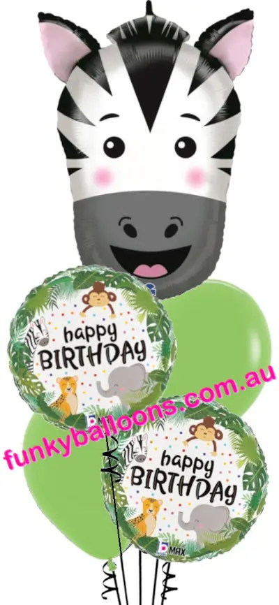 Zebra Birthday Bouquet